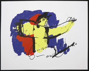 Herman Brood - Zeefdruk, Brasil God kopen? Bied vanaf 1!