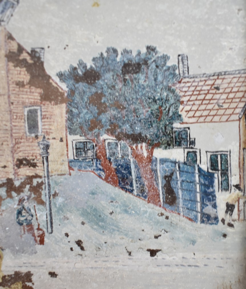 Niet of onleesbaar gesigneerd - Gesigt van de Losduinscheweg DenHaag omstreeks 1750 kopen? Bied vanaf 1!