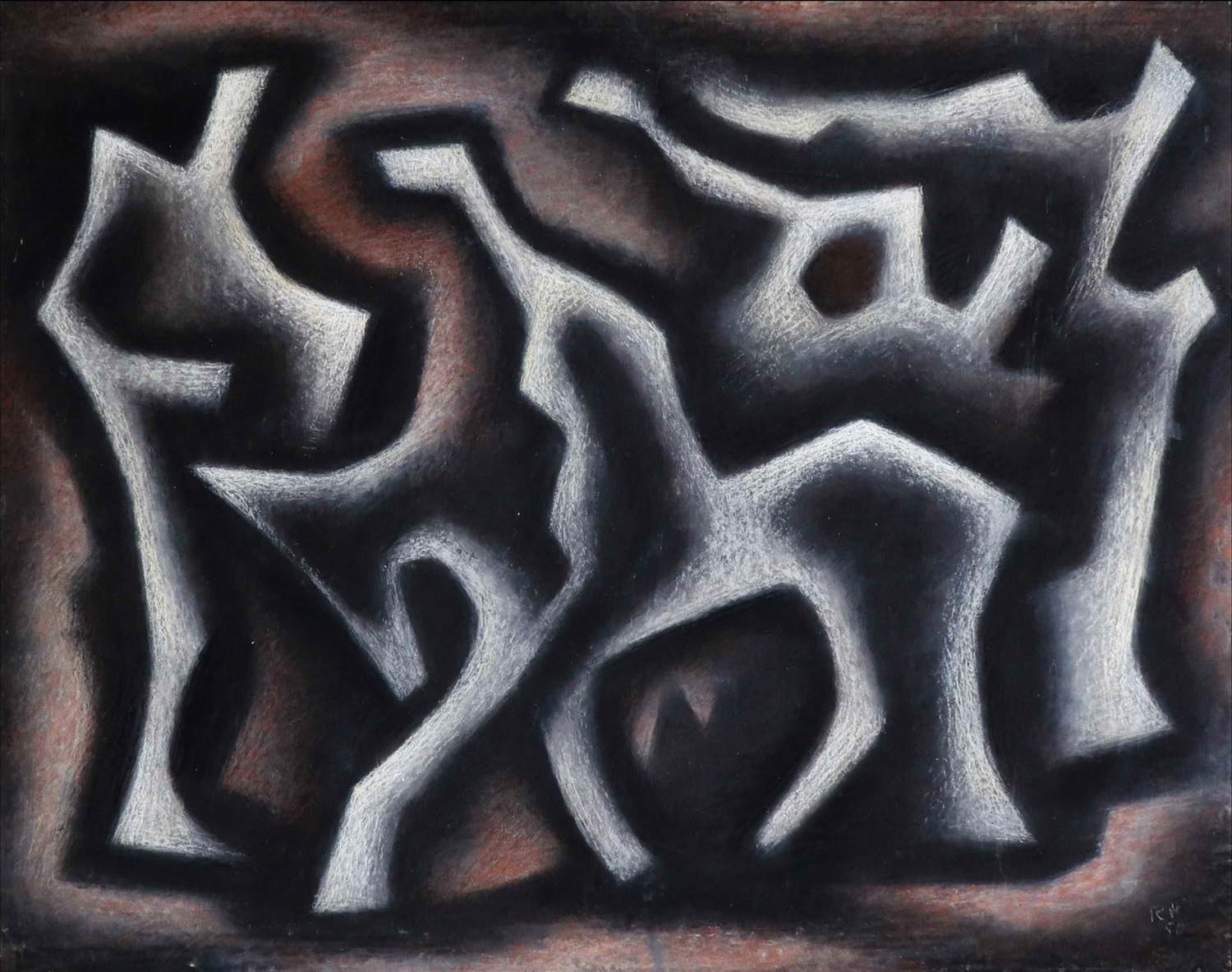 Riemko Holtrop - Krijttekening, Centauer verkocht voor € 150!