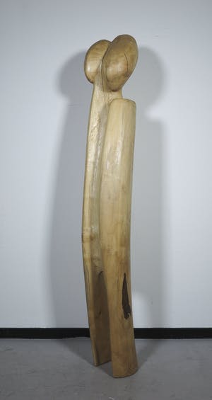 Niet of onleesbaar gesigneerd - Hout, Abstracte vorm kopen? Bied vanaf 1!