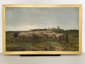 Cornelis Westerbeek (sr.) - schapen in wei met herder kaufen? Bieten Sie von 200!