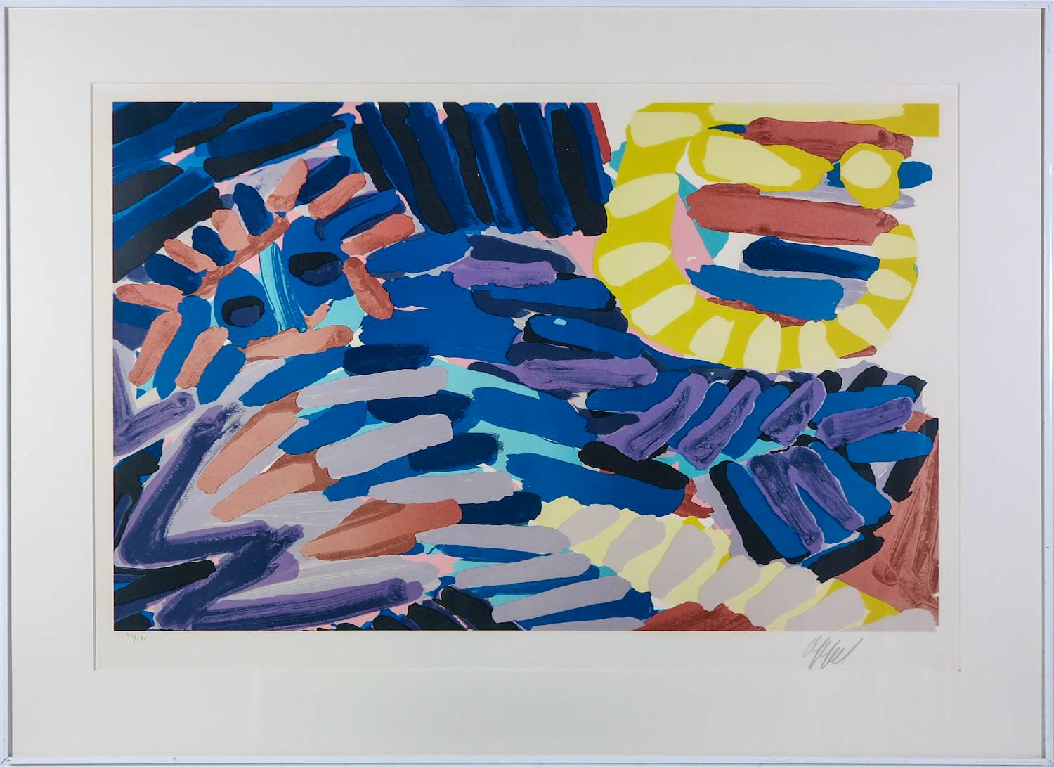 Karel Appel - Zeefdruk op papier, Beesten- Ingelijst kopen? Bied vanaf 400!