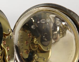 IWC - (Rosé verguld) zilver, Zakhorloge met houder kopen? Bied vanaf 750!