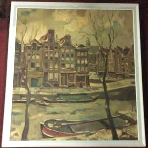 Gerrit Jongert - Amsterdamse gracht verkocht voor € 425!