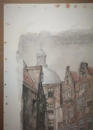 Anton Pieck - Zwarte Bijlsteeg Amsterdam kopen? Bied vanaf 49!