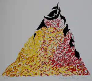 Simon Vinkenoog - Twee handgesigneerde litho's - 1993 kopen? Bied vanaf 99!