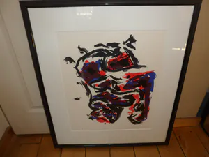 Theo Wolvecamp - Zeefdruk, Abstracte compositie kopen? Bied vanaf 150!