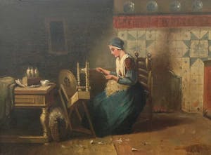 Sipke Kool - 4714 - Vrouw achter weefgetouw kopen? Bied vanaf 250!