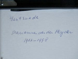 Marianne van der Heijden - Ingelijste houtsnede kopen? Bied vanaf 40!
