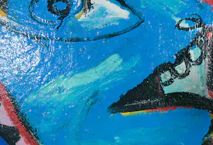 Henk Vierveijzer - Olieverf op doek, Wit voetje - Ingelijst kopen? Bied vanaf 500!