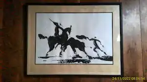 Peter Stange - mythologisch werk Don Quichotte verkauft für € 65!