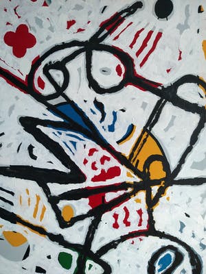 Jack Vissers - Constellatie nr. 14 - acryl op canvas kopen? Bied vanaf 395!
