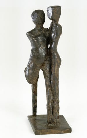 Renee van Leusden - Bronzen beeld van man en vrouw kopen? Bied vanaf 1!