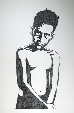 Mariska van Duffelen - Houtsnede, Zonder titel kopen? Bied vanaf 1!