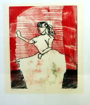 Sjer Jacobs - Meisje met rok verkocht voor € 50!