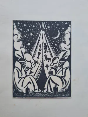 Jan Pzn Franken - Lot van 5 houtsneden, krachtige afdrukken kopen? Bied vanaf 40!