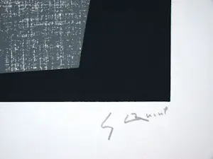 Georges Breuil - Composition abstrait - Originele zeefdruk - 1954 kopen? Bied vanaf 150!