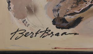 Bert Braam - Acryl op paneel, Abstracte compositie - Ingelijst kopen? Bied vanaf 50!