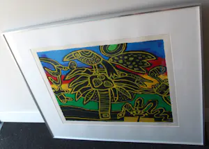 Buy Corneille - Ingelijste zeefdruk: "Oiseau né du Paysage" - 1992 (nette lijst!)? Bid from 375!