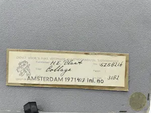Henri Plaat - Collage kopen? Bied vanaf 50!