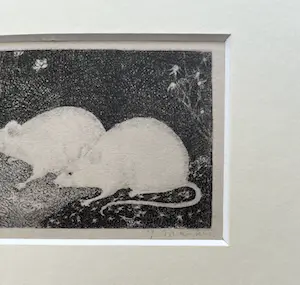 Jan Mankes - Originele Heliogravure - 2 Muizen 1923 kopen? Bied vanaf 75!