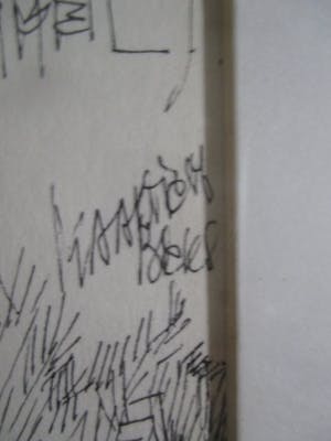 Maarten Beks - Ingelijste tekening "paul Eluard pour Max Ernst" kopen? Bied vanaf 50!