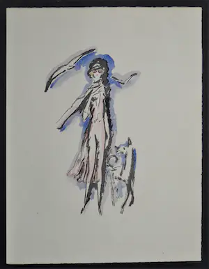 Kees van Dongen - Pochoir uit La Garconne 1925 kopen? Bied vanaf 175!