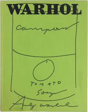 Andy Warhol - Gesigneerd boek met tekening, 1st Catalogue raisonné kopen? Bied vanaf 1!