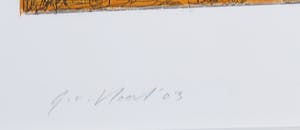 Gijs van Noort - Ets en aquatint op papier, Zonder titel (Zeer Groot) kopen? Bied vanaf 1!
