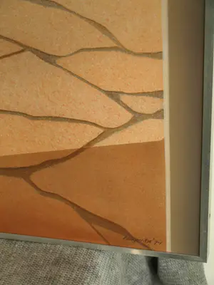 Kees Gerritse - Trompe-l'oeil : Open deur - olieverf op doek – 1974 – Ingelijst, 140 x 70 cm. kopen? Bied vanaf 400!