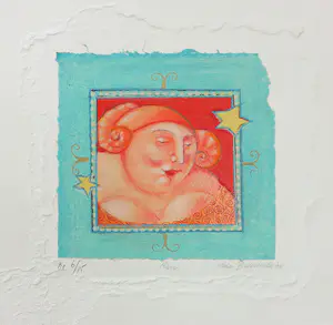 Ada Breedveld - Lot van twaalf zeefdrukken, volledige Sterrenbeelden - serie kopen? Bied vanaf 200!