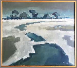 Bob Immink - Winter Zuiderwoude verkocht voor € 149!