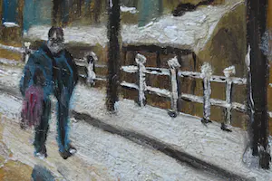 Marie Henry Mackenzie - Winter op de Langegracht te Amersfoort kopen? Bied vanaf 395!