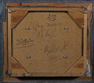 Jan Bollaert - Acryl op papier, Weg naar de hel- Ingelijst kopen? Bied vanaf 1!