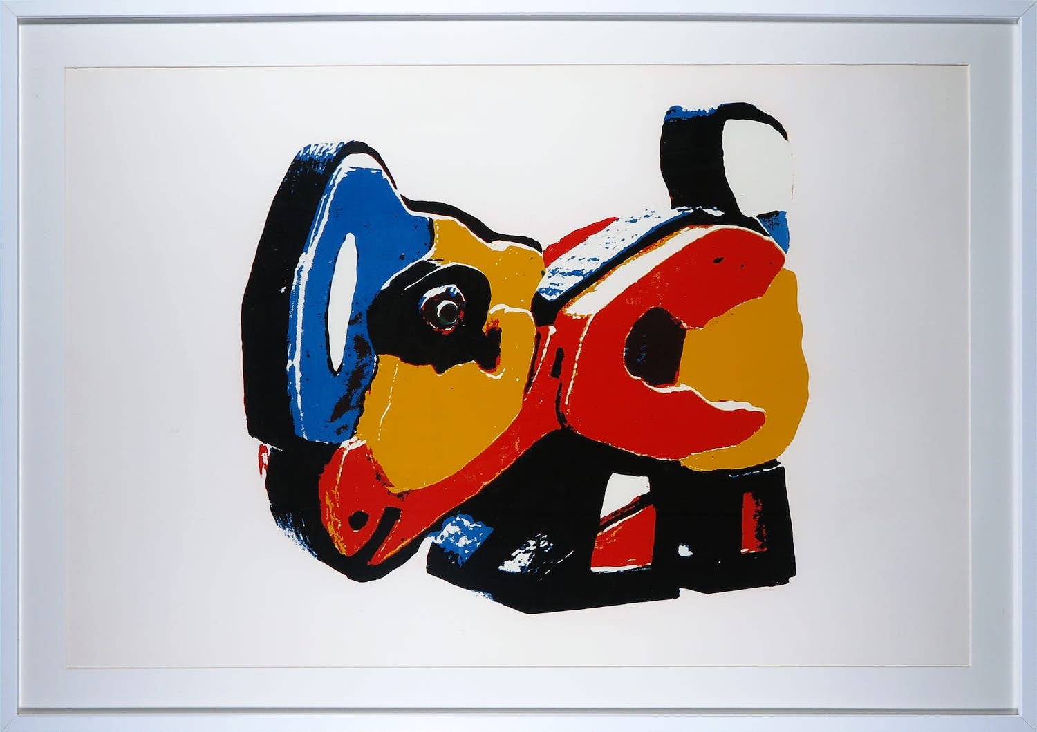 Karel Appel - Zeefdruk, De Kip - Ingelijst (Groot) kopen? Bied vanaf 1!