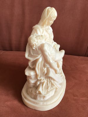 Niet of onleesbaar gesigneerd - Pietá n. Michelangelo van A.Santini, gesigneerd kopen? Bied vanaf 1!
