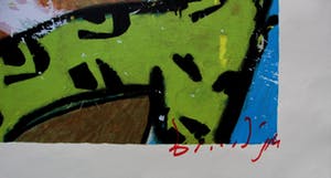 Herman Brood - Grote zeefdruk: Perro Bravo kopen? Bied vanaf 295!