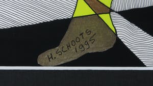 Hans Schoots - Gemengde techniek, Zonder titel - Ingelijst kopen? Bied vanaf 1!