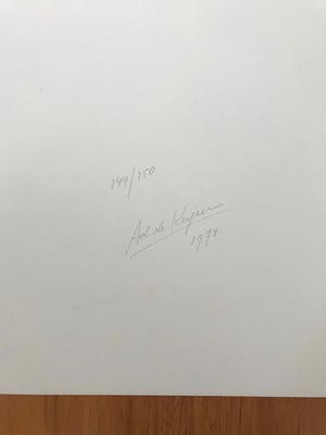Ad de Keijzer - Gesigneerde zeefdruk - 1974 - 144/150 - Constructieve kunst kopen? Bied vanaf 75!