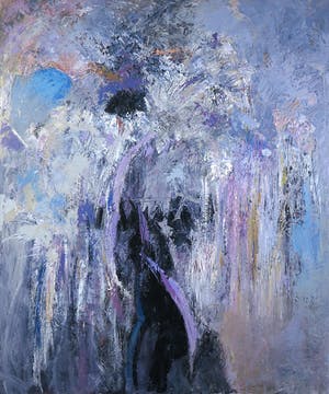 Franscz Witte - Acryl op doek, Abstract in paarstinten (Groot) kopen? Bied vanaf 100!