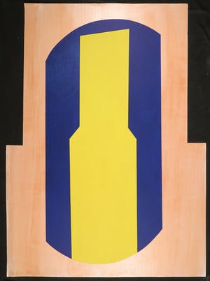 Bulent Evren - Handbewerkte zeefdruk, Abstract figuur kopen? Bied vanaf 1!