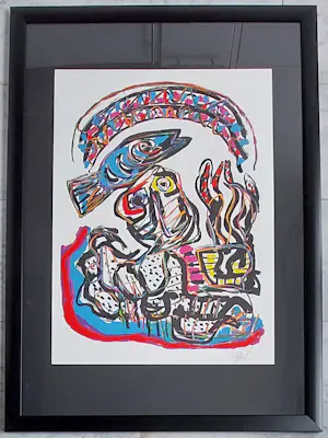 Karel Appel - Cobra figuur - oplage 7 van 10 kopen? Bied vanaf 595!