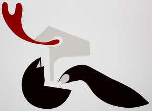 Tjeng Sit Oey - Zeefdruk verkocht voor € 35!