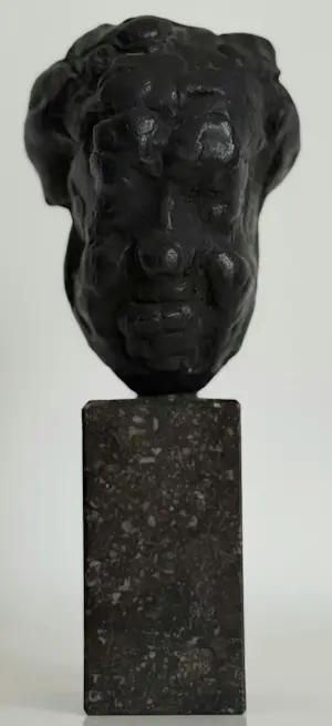 Pieter d' Hont - Bronzen sculptuur | 'Michel Simon' | 1967 kopen? Bied vanaf 750!