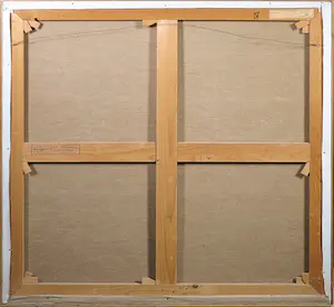 M. A. H. Reijner - Olieverf op doek, Compositie No. 2 - Ingelijst (Groot) kopen? Bied vanaf 1!