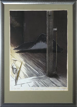 Niet of onleesbaar gesigneerd - Litho, Bij nader inzien - Ingelijst kopen? Bied vanaf 1!