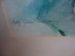 Hetty Giezen-Nieuwenhuys - Aquarel. Stilleven. kopen? Bied vanaf 40!