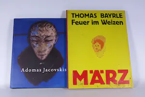 Thomas Bayrle - grafisch zeer mooi boek en een gesigneerd boek van Adomas Jacovskis kopen? Bied vanaf 1!