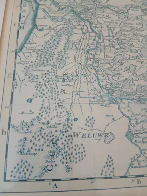 Alexis Hubert Jaillot - Litho - Kaart van Overijssel/Salland-Twente en Drenthe kopen? Bied vanaf 125!