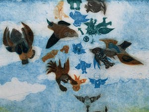 Michel van Overbeeke - kleurenets - 'In memoriam' - 1973 kopen? Bied vanaf 90!